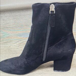 Black Ankle Boots with Zipper
